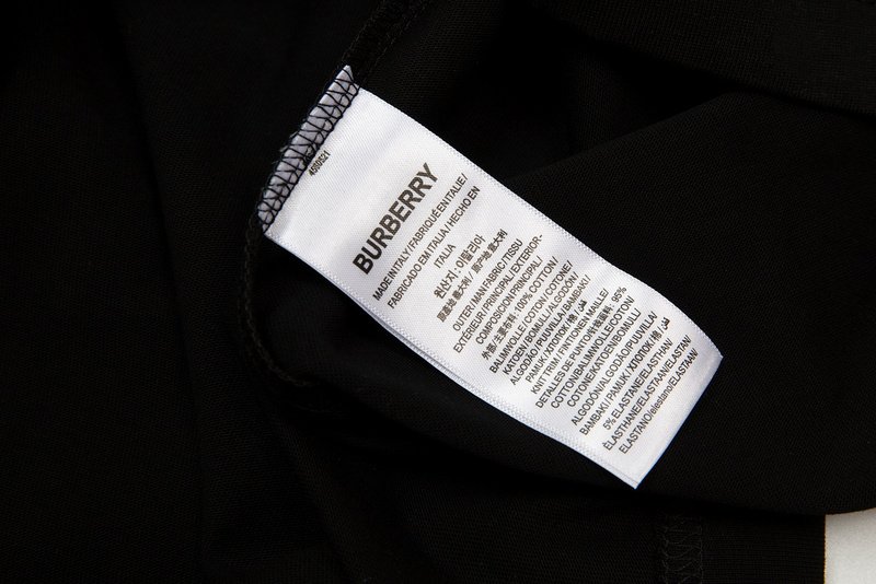 Футболка Burberry With The Rider Logo In The Center "Black" фото № 2