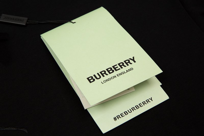 Футболка Burberry With The Rider Logo In The Center "Black" фото № 8