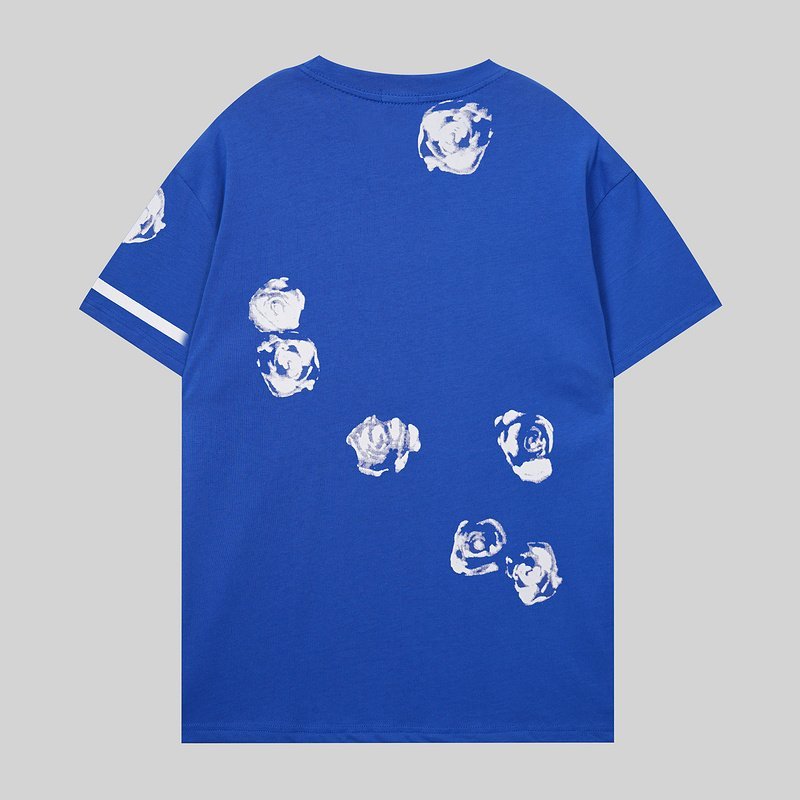 Футболка Burberry Repeating Roses "Blue" фото № 2