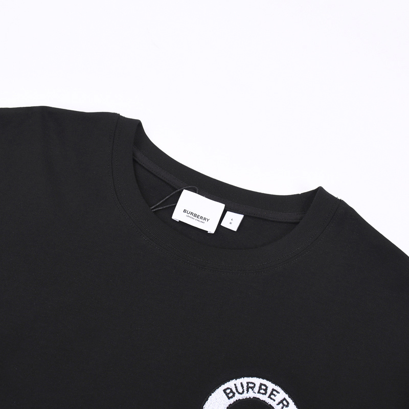 Футболка Burberry Ring With Brand "Black" фото № 6