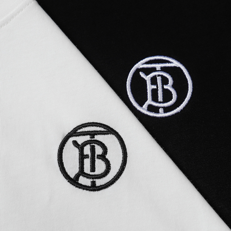 Футболка Burberry With Logo In Circle "White" фото № 4