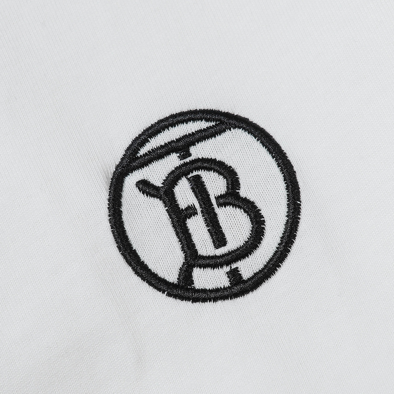 Футболка Burberry With Logo In Circle "White" фото № 6
