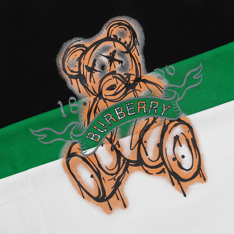 Футболка Burberry Toy Without Eyes Print "Black" фото № 3