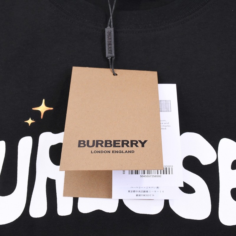 Футболка Burberry Bear And Stars Print "Black" фото № 3