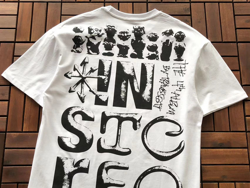 Футболка Cactus Jack Merch Man With Dreadlocks Print "White" фото № 4