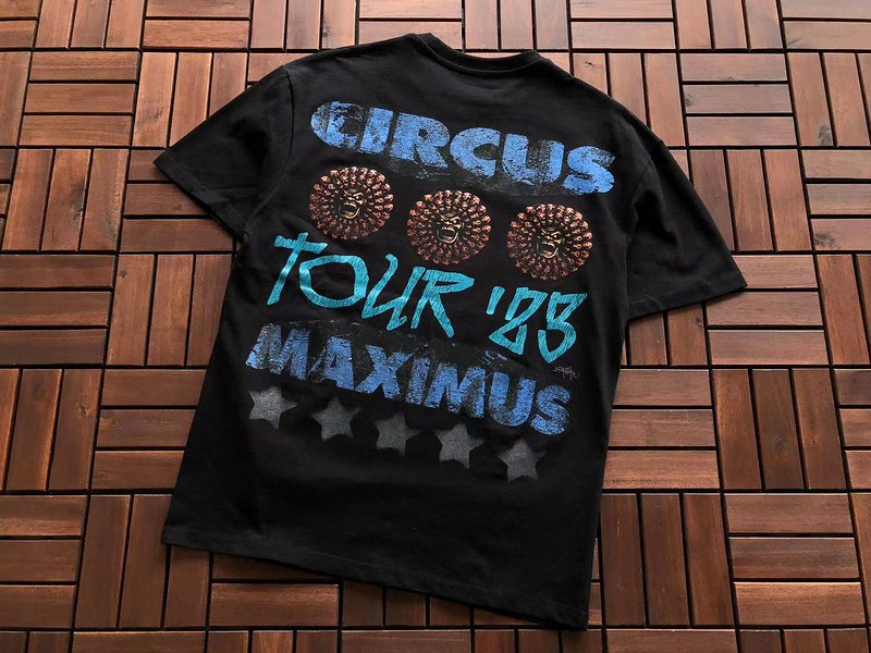 Футболка Cactus Jack Merch Big Letters Front And Circles With Stars Back "Black" фото № 2