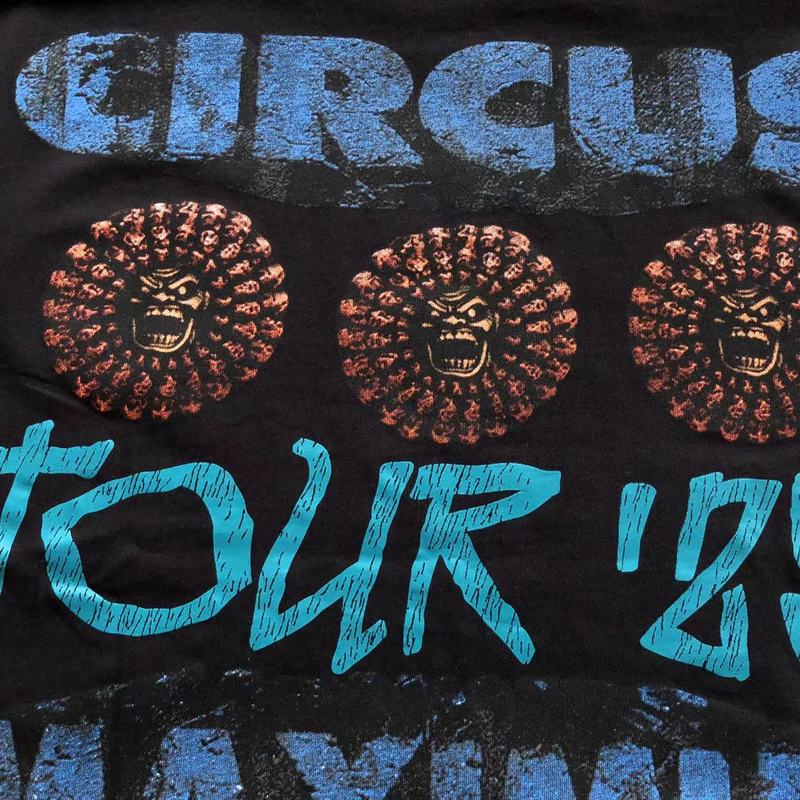 Футболка Cactus Jack Merch Big Letters Front And Circles With Stars Back "Black" фото № 6