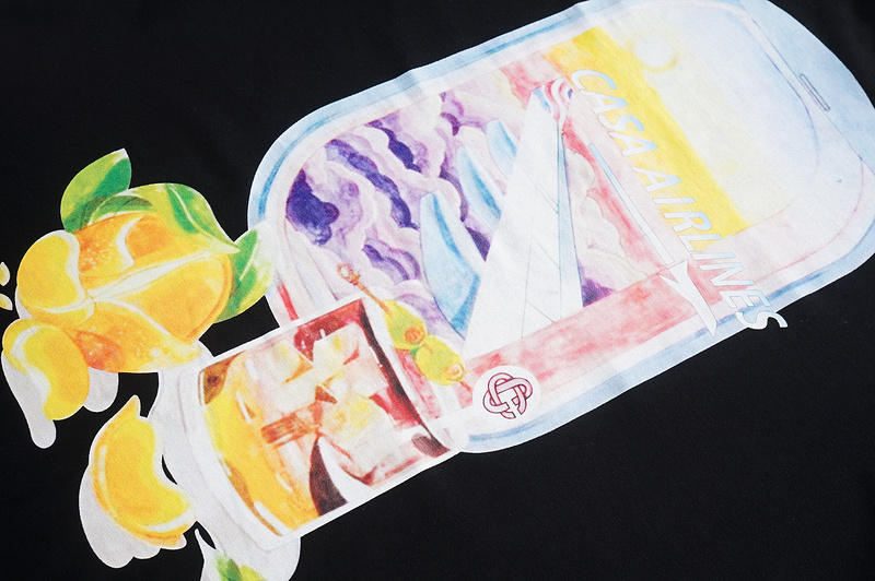 Футболка Casablanca Casa Airlines "Black" фото № 2