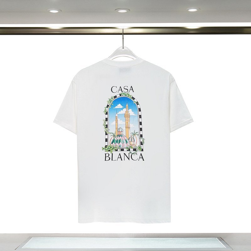 Футболка Casablanca Print Palace With Towers "White" фото № 2