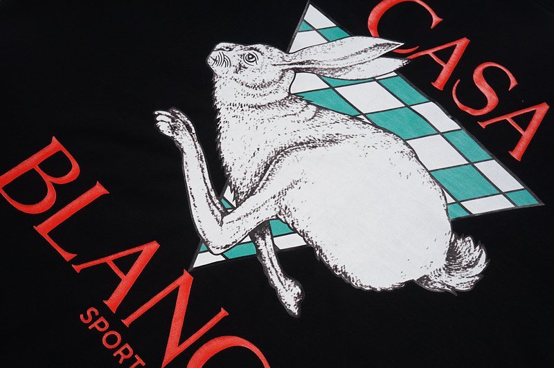 Футболка Casablanca Running Rabbit "Black" фото № 3
