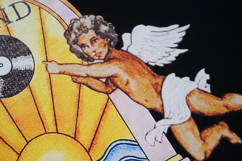 Футболка Casablanca Angels WIth Sun Front Print "Black" фото № 5