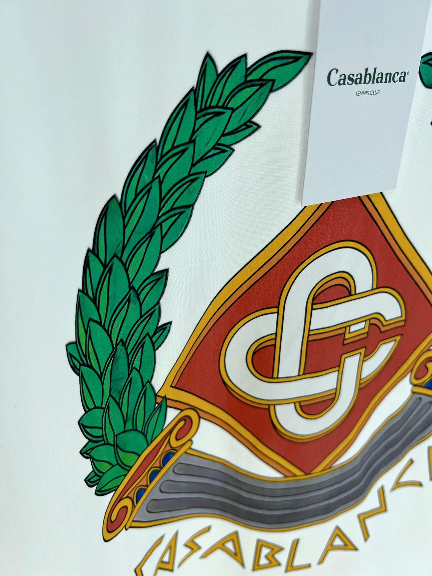 Футболка Casablanca Atributs And Logos Of Casablanca "White" фото № 5