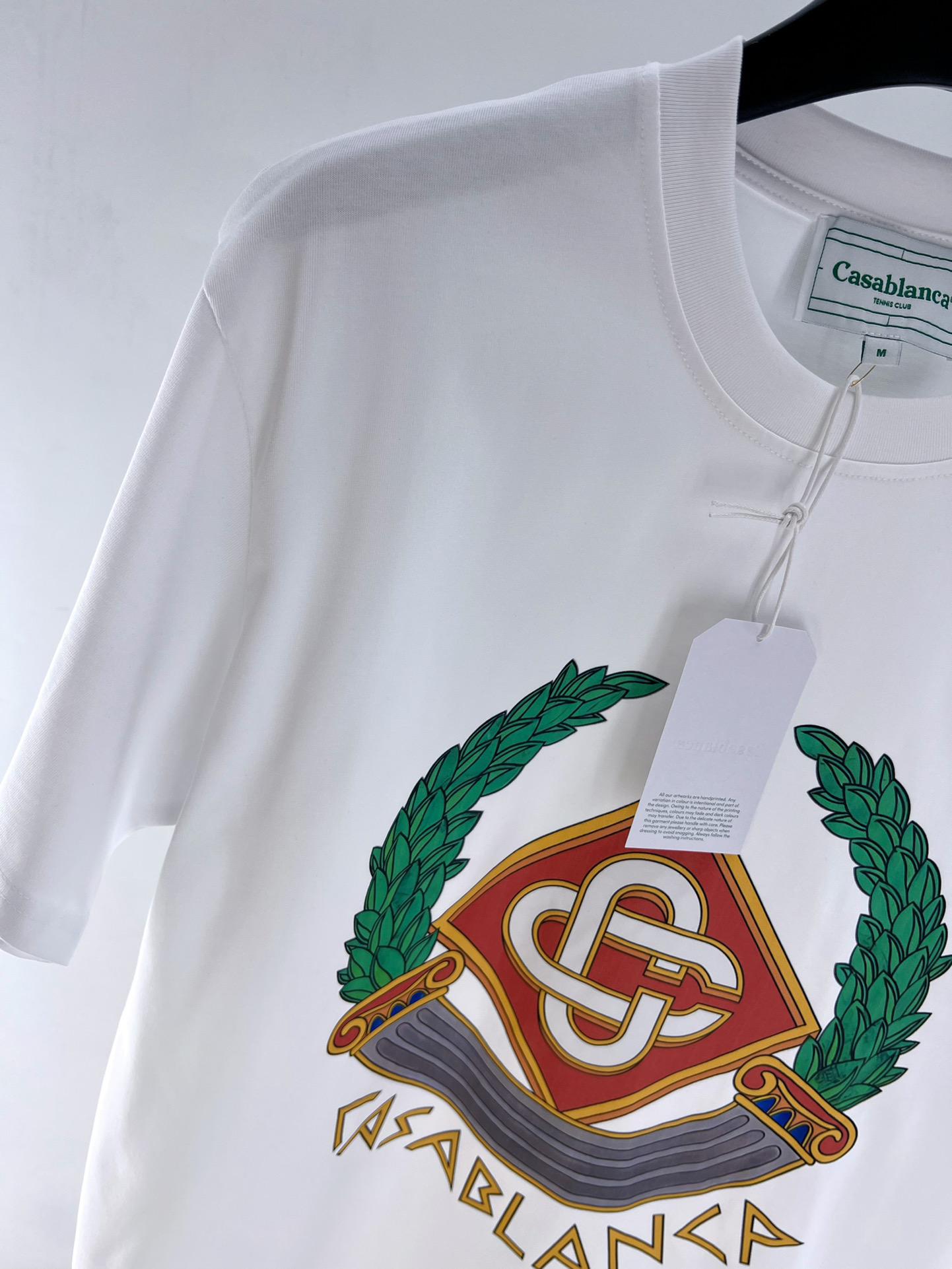 Футболка Casablanca Atributs And Logos Of Casablanca "White" фото № 2