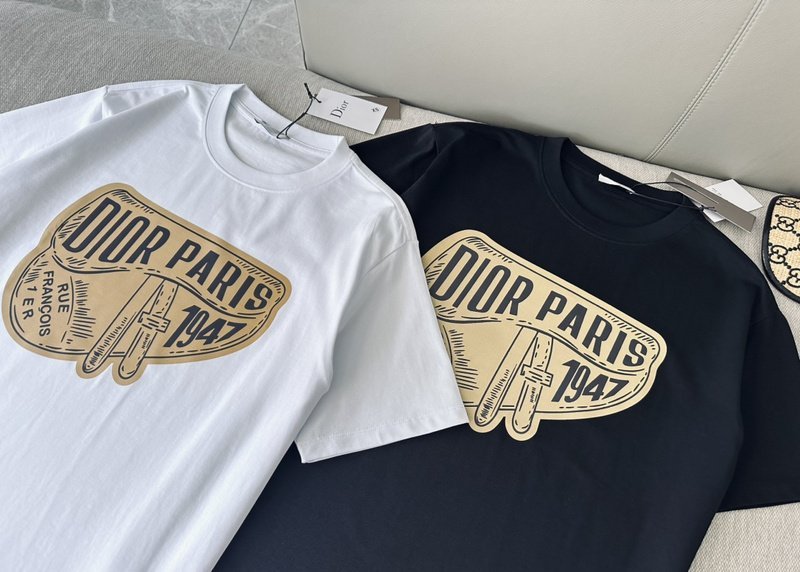 Футболка Christian Dior With Vintage Print "White" фото № 4