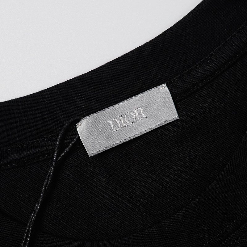 Футболка Christian Dior Graphic Logo "Black" фото № 3