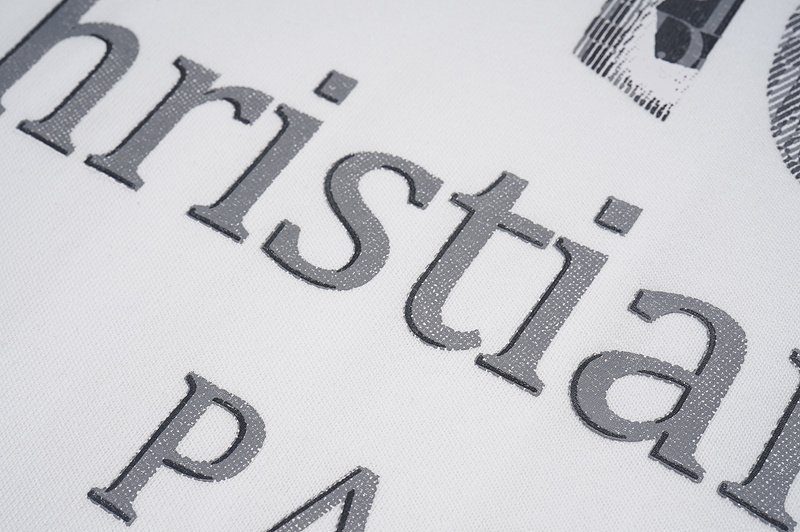 Футболка Christian Dior Logo Inscription Front "White" фото № 3