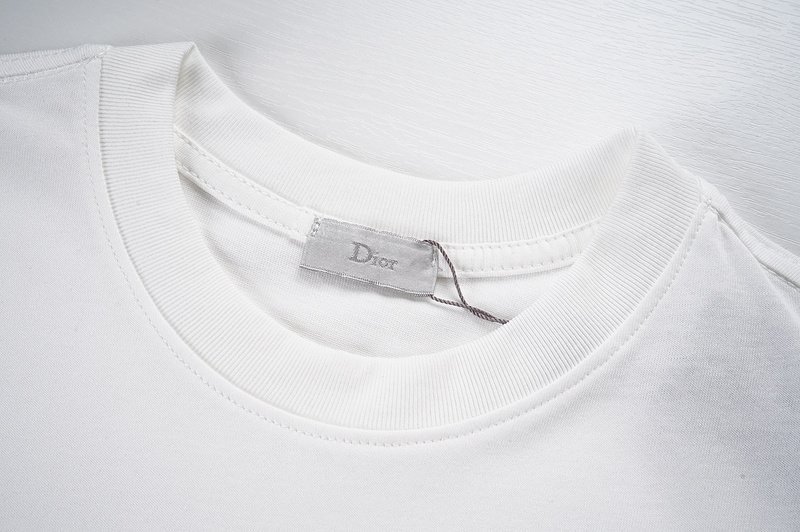 Футболка Christian Dior Logo Inscription Front "White" фото № 2