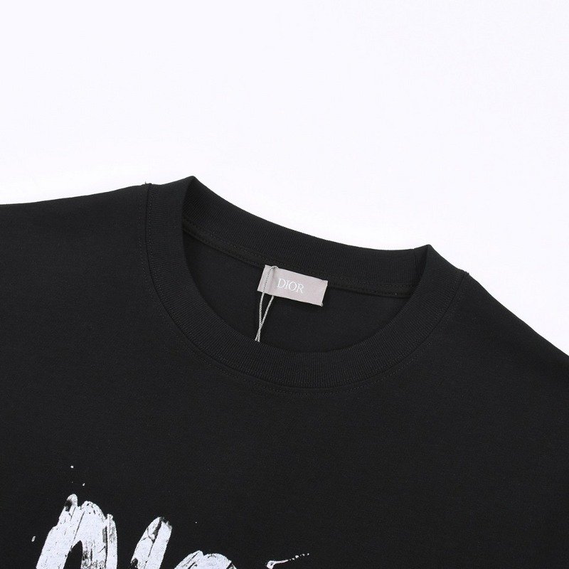 Футболка Christian Dior Inscription With Crayons "Black" фото № 8