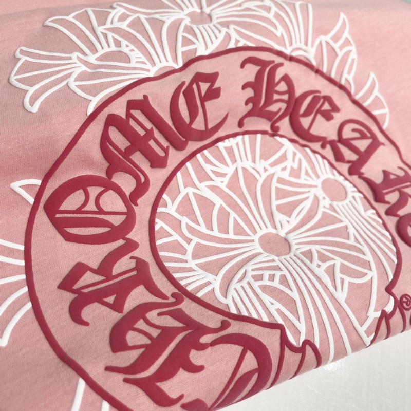 Футболка Chrome Hearts Large logo On the Back "Pink" фото № 5
