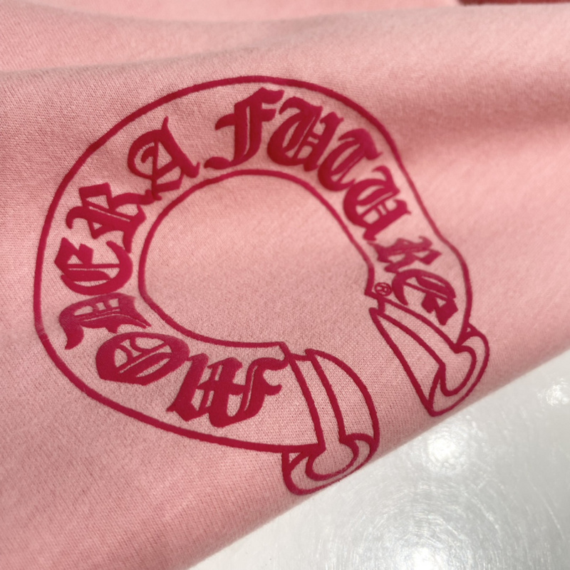 Футболка Chrome Hearts Large logo On the Back "Pink" фото № 7