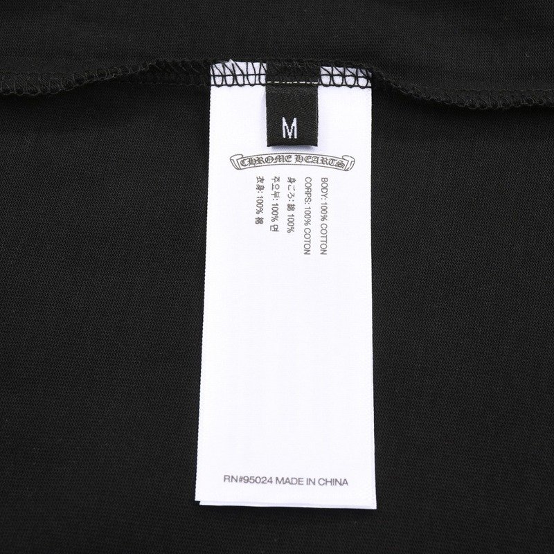 Футболка Chrome Hearts With Colorful Logo "Black" фото № 4