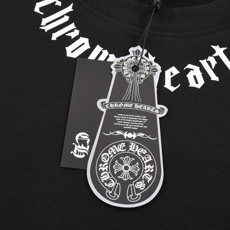 Футболка Chrome Hearts With Colorful Logo "Black" фото № 5