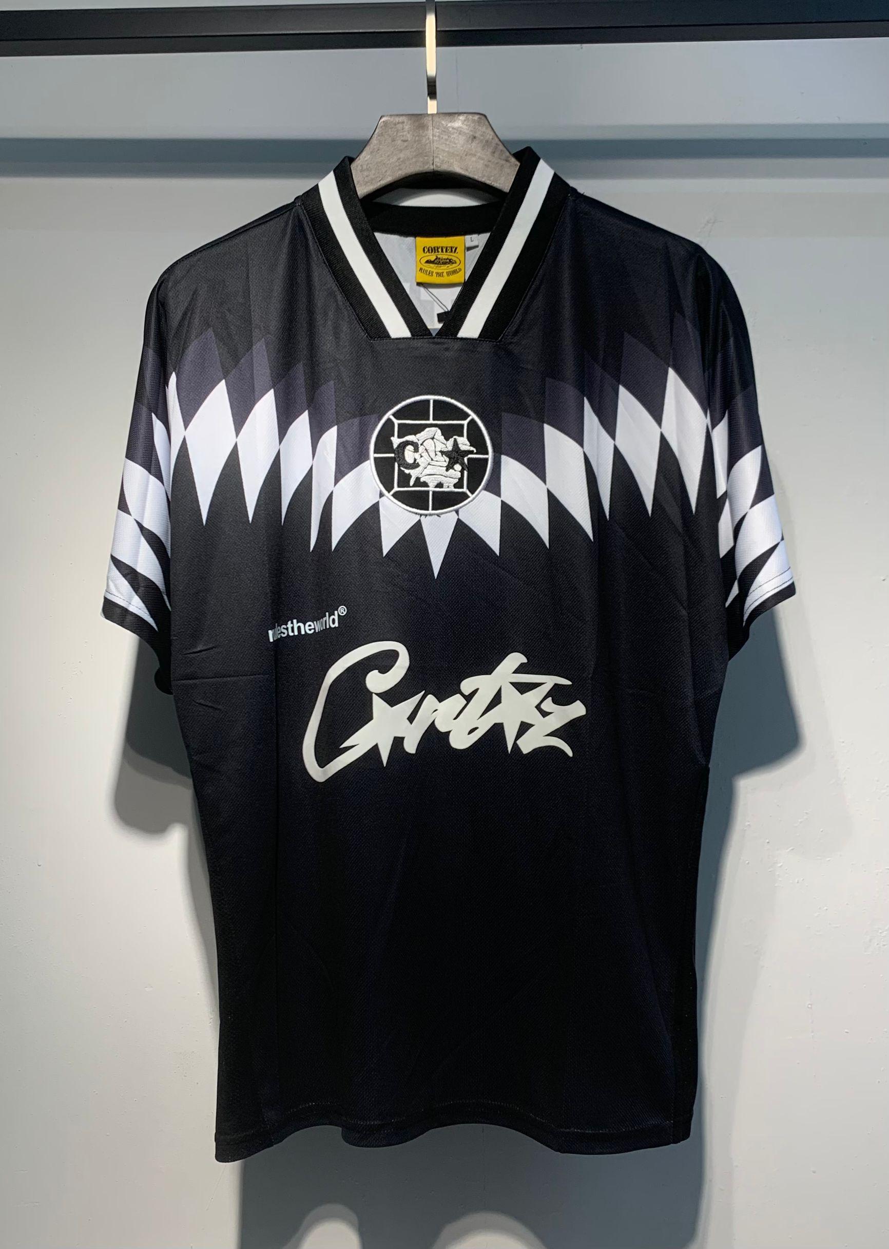 Футболка Corteiz Rombes Print Frontside Logo "Black" фото № 3