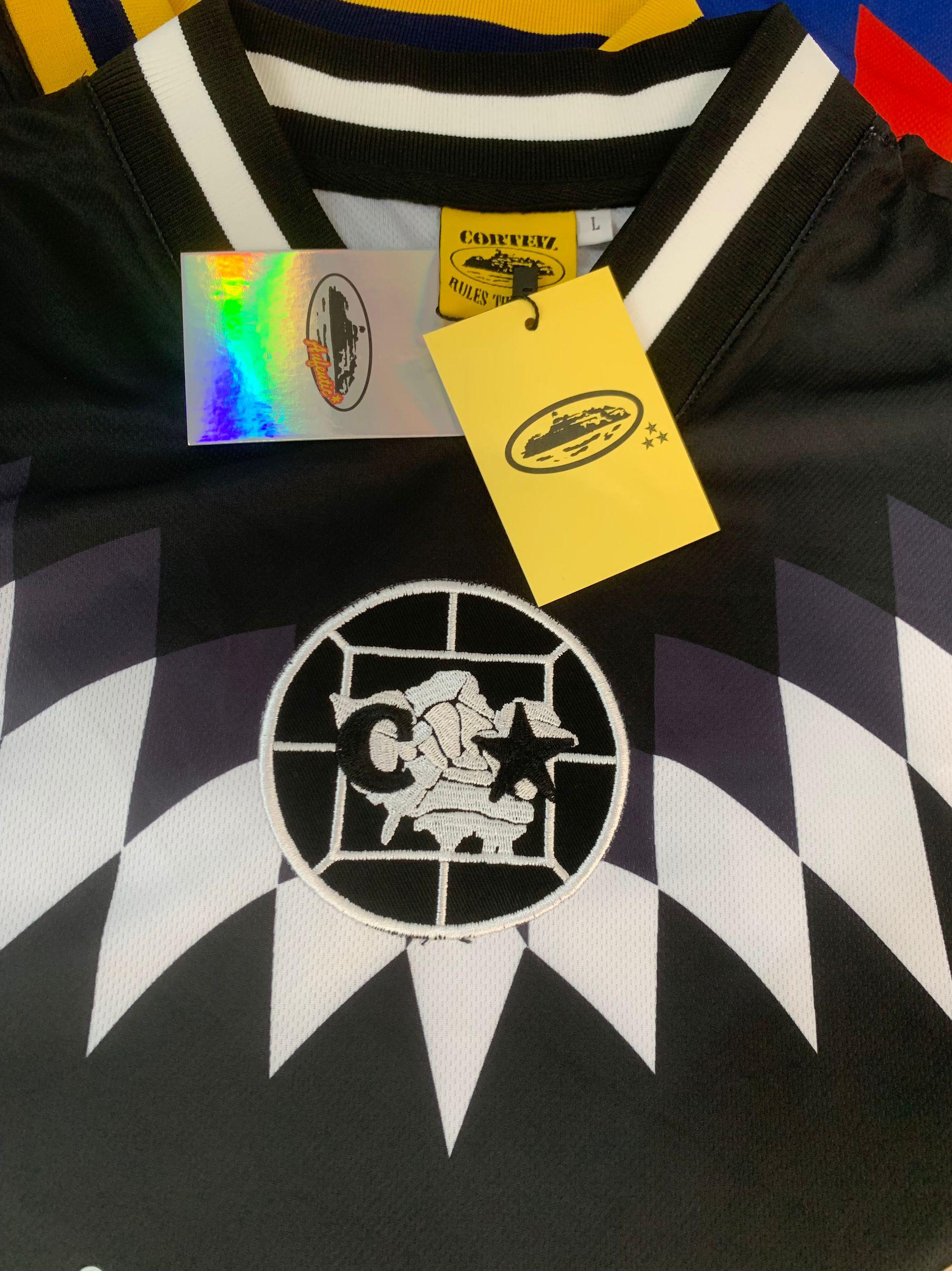 Футболка Corteiz Rombes Print Frontside Logo "Black" фото № 5