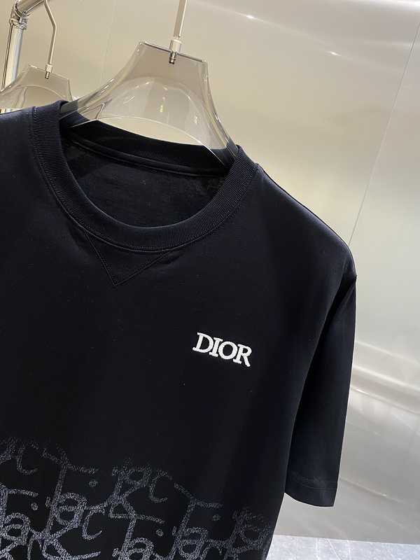 Футболка Dior Letter Print "Black" фото № 4