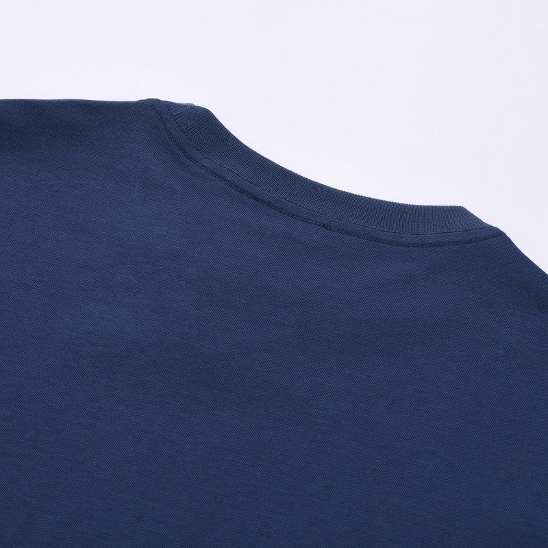 Футболка Dior Embroidered logo "Blue" фото № 5