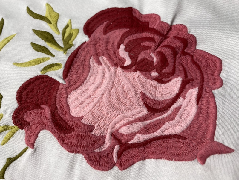 Футболка Dior Magnificent Rose "White" фото № 3