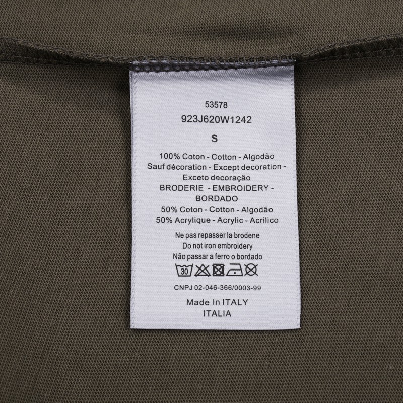 Футболка Dior Basic Collection With Small Logo "Brown" фото № 7