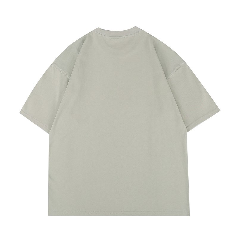 Футболка Drew House With A Worn Smiley Face "Gray/Blue" фото № 2