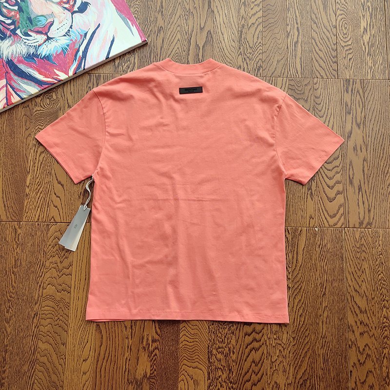 Футболка Fear Of God In Text Style "Peach" фото № 8