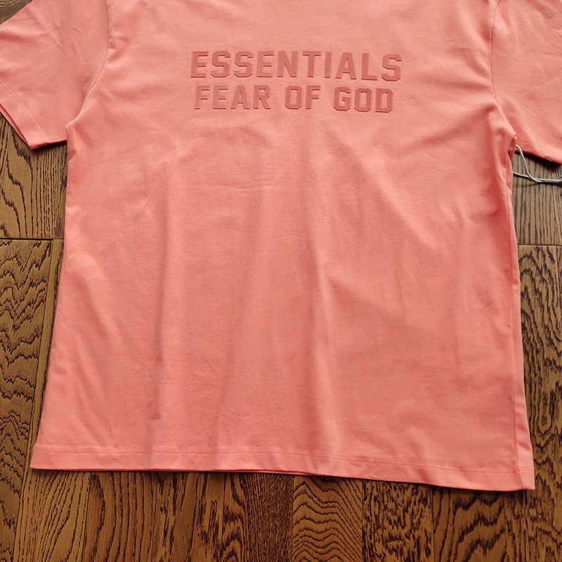 Футболка Fear Of God In Text Style "Peach" фото № 6