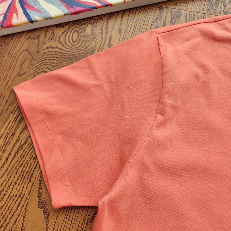 Футболка Fear Of God In Text Style "Peach" фото № 5