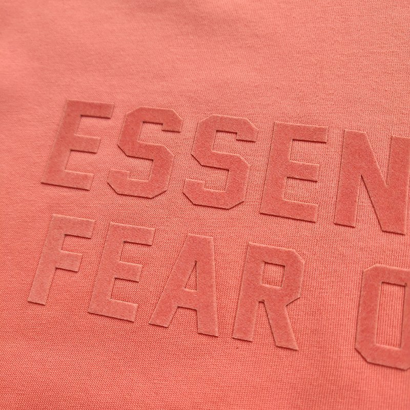 Футболка Fear Of God In Text Style "Peach" фото № 4