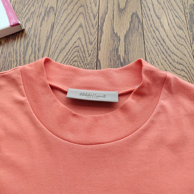 Футболка Fear Of God In Text Style "Peach" фото № 3