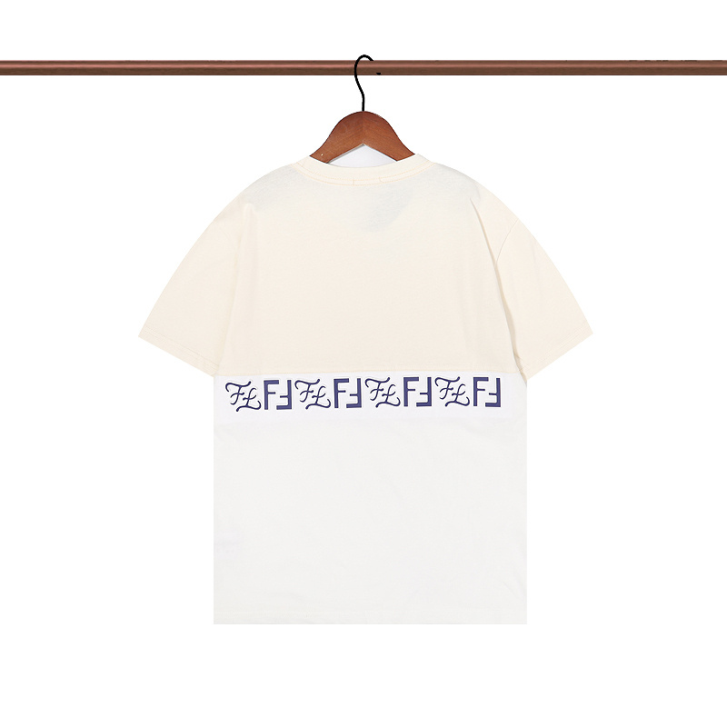 Футболка Fendi Сombined Сolor "Milky/White" фото № 2