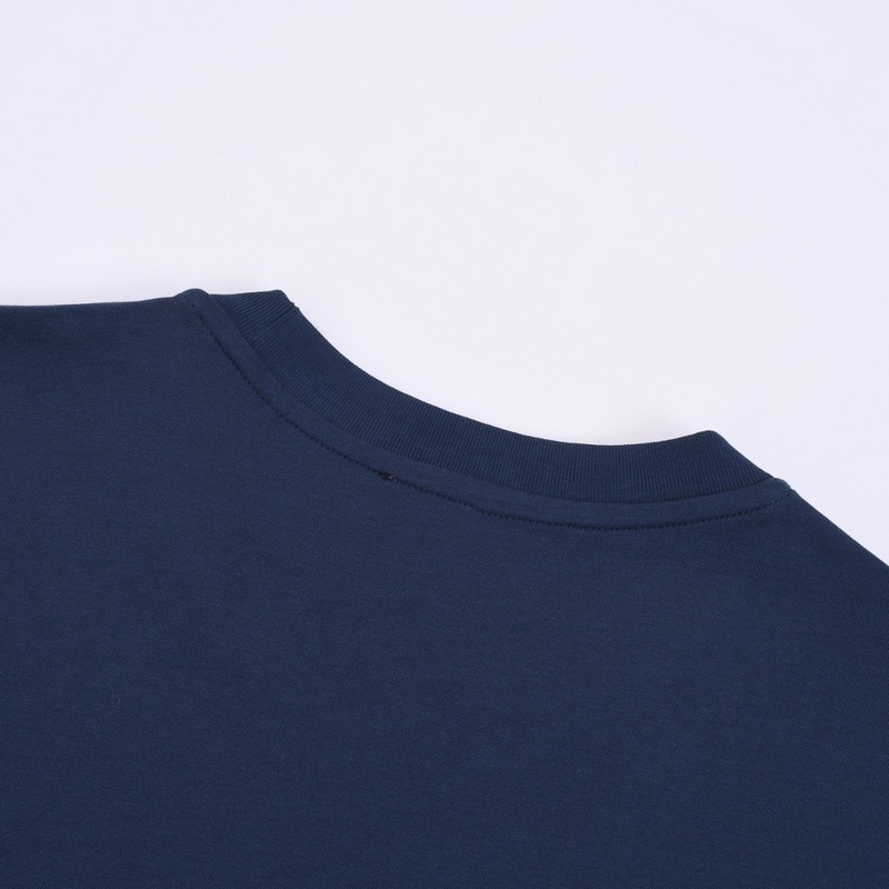 Футболка Fendi With Brand Patterns On The Sleeve "Blue" фото № 6