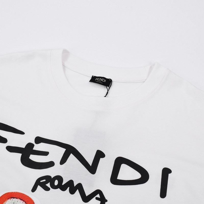 Футболка Fendi Slates "White" фото № 6