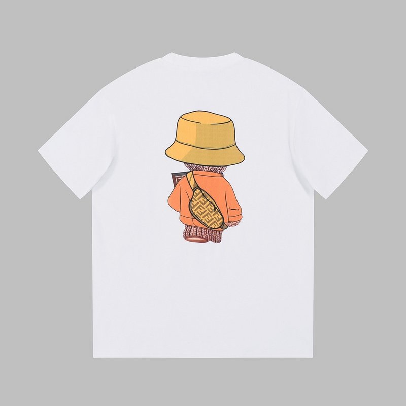 Футболка Fendi Book Bear "White" фото № 3