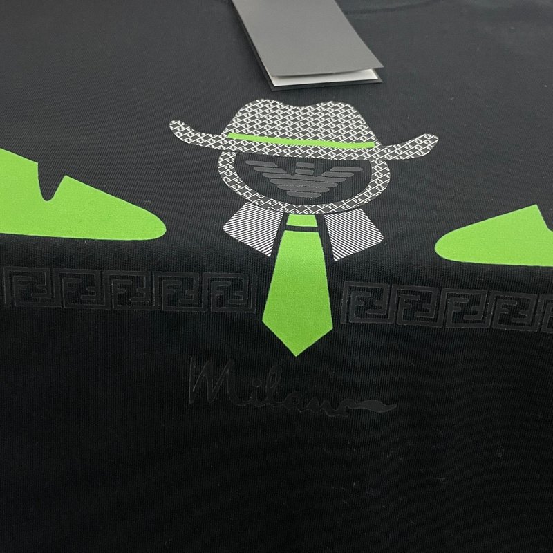 Футболка Fendi Green Eyes "Black" фото № 6