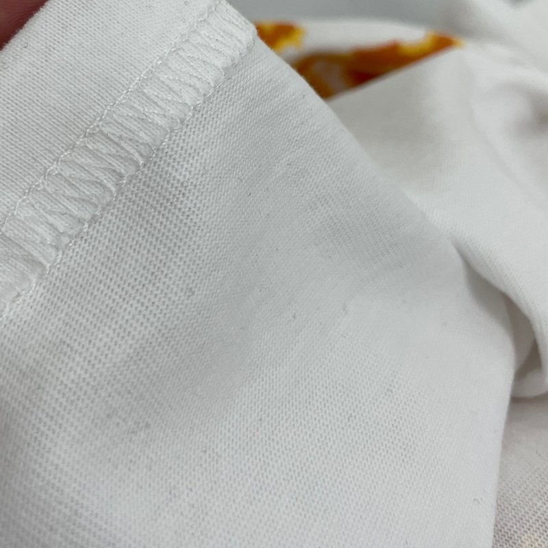 Футболка Fendi Fire Letter Print "White" фото № 6