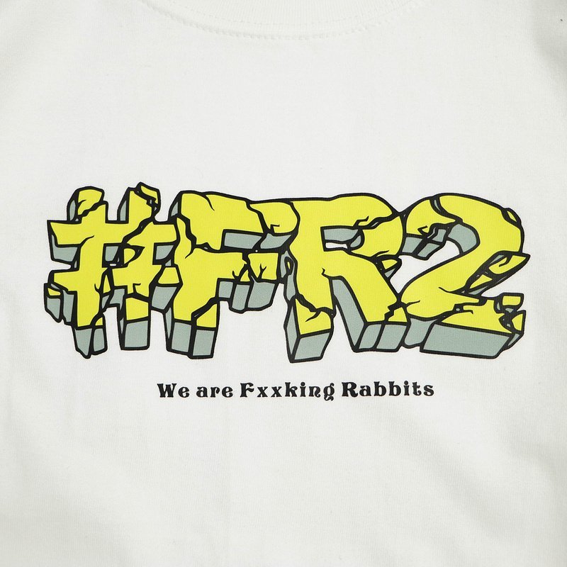 Футболка FR2 Graffiti Print "White" фото № 2