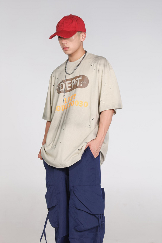 Футболка Gallery Dept Lost Code "Beige" фото № 2