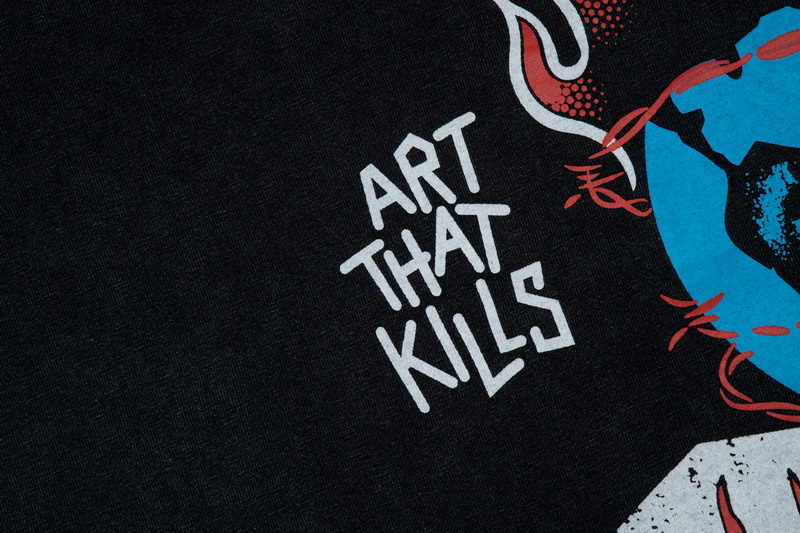 Футболка Gallery Dept Corona Virus "Black" фото № 6