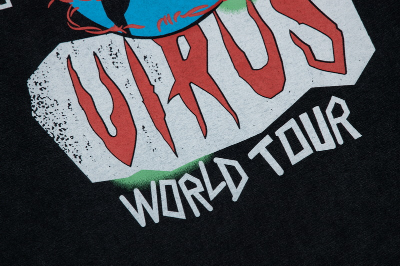 Футболка Gallery Dept Corona Virus "Black" фото № 5