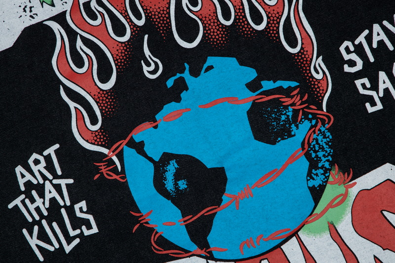 Футболка Gallery Dept Corona Virus "Black" фото № 4