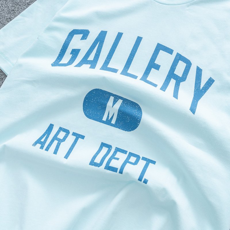 Футболка Gallery Dept With Size Print "Blue" фото № 3